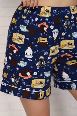 Женская хлопковая пижама с шортами Trikotel  фото 6