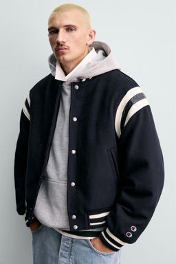 CHAMPION® X ZARA PADDED BOMBER JACKET  фото 5