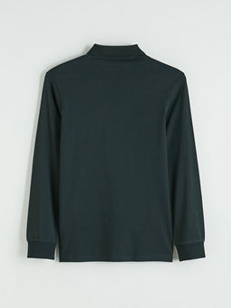 Polo Yaka Uzun Kollu Erkek Ti??rt