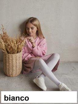 Колготки дет. DAISY 20С-114СП р.128-152 (36/9) - bianco - Conte elegant фото 3