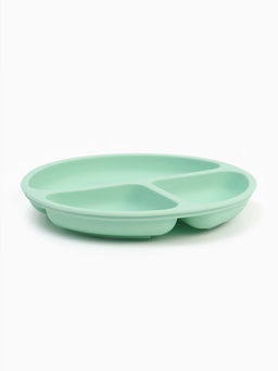 Тарелка детская секционная, 3 секции, бирюзовый, Mum&Baby