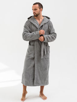 Хлопок 100% Халат махра Банный(капюшон) - Оптима фото 6