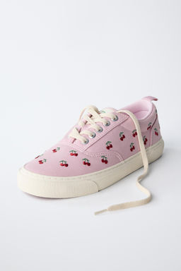 BAMBA ALGOD?N BORDADOS / Rosa - Zara фото 3