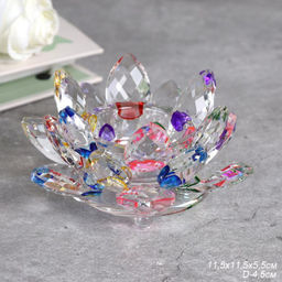 Подсвечник Лотос 11 см / GT795 /уп 48/цветной