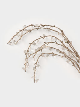 Ветка декоративная, 94 см, акрил/бумага, золотистая, Кристальная ива, Event - Anna lafarg фото 2