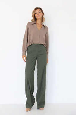 Брюки широкие