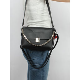 Сумка женская искусственная кожа XHD-6039, 1отд, 2плеч/рем, черный SALE 263261