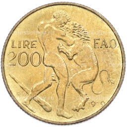 Монета 200 лир 1979 года Сан-Марино