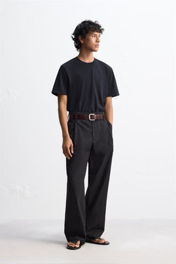 SLIM FIT MEDIUM WEIGHT T-SHIRT - Zara фото 10