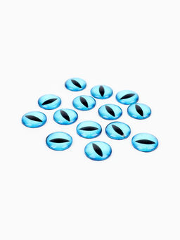 Цена за 9 шт. Глаза, набор 14 шт., размер 1 шт. - 1.6 см