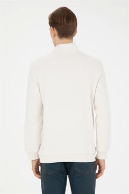 Мужской свитшот цвета экрю Неожиданная скидка в корзине - U.s. polo assn фото 5