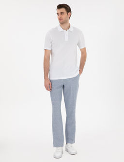 Beyaz Slim Fit K_vr_lmaz Polo Yaka Basic Ti__rt - Pierre cardin фото 4