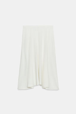 FALDA MIDI CAPA ZW COLLECTION / Crudo - Zara фото 8