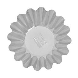 Цена за 20 шт. Форма для выпечки кекса, d=8.9 см, жесть, серебристая
