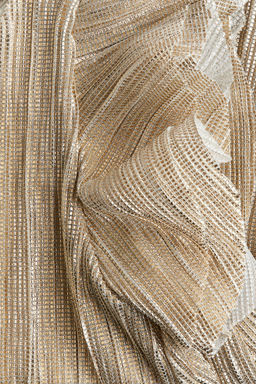 Vestido plisado de corte evase - H&m фото 2