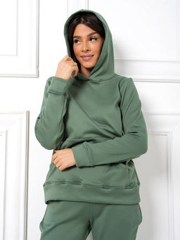 Костюм жен.спорт. С утепл. (мех)_390/оливковый - Ihomelux фото 10