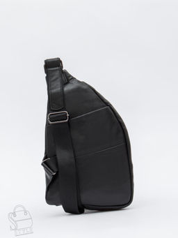 Рюкзак мужской кожаный 1772Z black Zinimsk