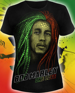 Футболка женская BOB MARLEY