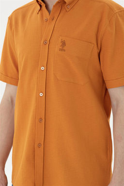 Мужская рубашка с коротким рукавом в плитку - U.s. polo assn фото 6