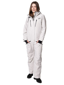 Комбинезон BB-0271 Бело-серый