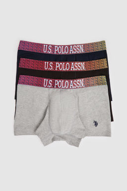 Erkek Siyah 3l_ Boxer Tak_m_ - U.s. polo assn фото 2
