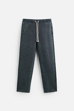 WASHED KNIT JOGGER TROUSERS - Zara фото 22