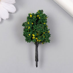 Цена за 4 шт. Искусственное растение для творчества пластик «Кассия», 8 см