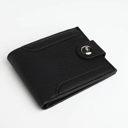 Портмоне мужское на магните, отдел для карт, монет, чёрное