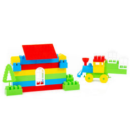 Конструктор Строитель (Малый, 66 элементов) (в мешке) - Полесье фото 6