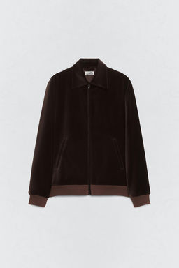 SOSHIOTSUKI X ZARA REGULAR FIT VELVET JACKET фото 4
