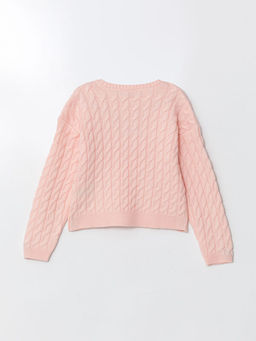 Bisiklet Yaka K?z ?ocuk Triko Kazak - Waikiki фото 2