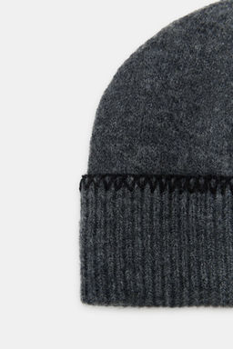 CONTRAST KNIT BEANIE - Zara фото 4