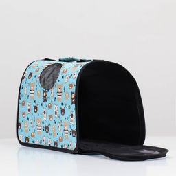 Сумка-переноска каркасная Медвежонки , размер M, 40 х 21 х 27 см - Пижон фото 4