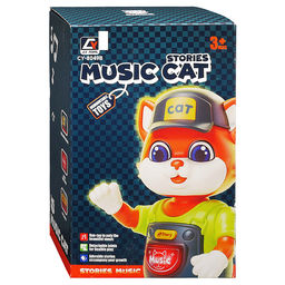 Интерактивная игрушка  "Кот" в коробке