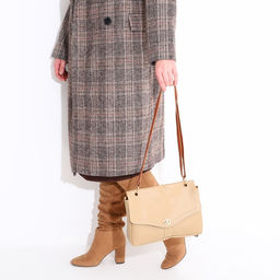 Сумка-мессенджер на клапане, цвет бежевый - Simaland фото 7