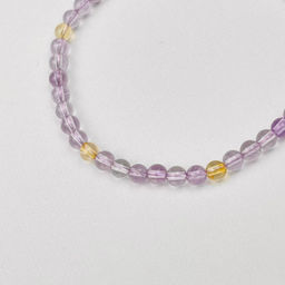 Браслет из Аметиста и Цитрина - Радуга самоцветов фото 4