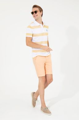 U. S. Polo Assn Мужские оранжевые тканые шорты - U.s. polo assn фото 3