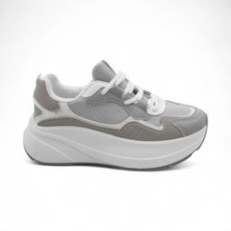 Кроссовки женские В886-4 бело серые - Sport фото 2