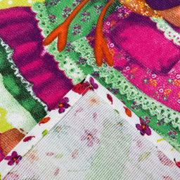 Полотенце пасхальное Доляна Пасхальный зайчик 35х602 см, 100% хлопок, рогожка 162г/м2  фото 9