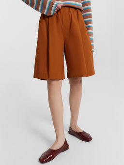 Шорты женские коричневые карамель 132361 - Mark formelle фото 3