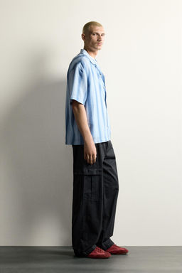 CAMISA REGULAR FIT FLUIDA / rayas - Zara фото 4