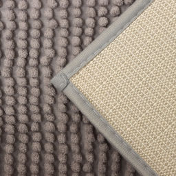 Коврик для дома Доляна «Букли», 40×60 см, серый