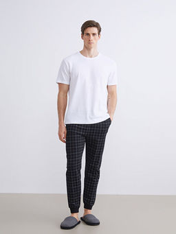 Standart Kal?p Ekose Erkek Pijama Alt