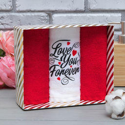Набор полотенец Love you forever 30х60 см - 3шт