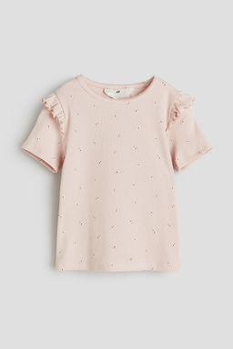 Camiseta de canale con volantes - H&m фото 4
