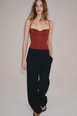 BODY LENCERO POLIAMIDA / teja oscuro - Zara фото 4