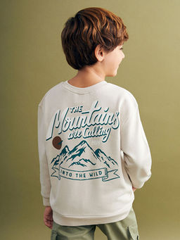 Bisiklet Yaka Erkek ?ocuk Sweatshirt