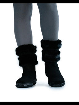 сапоги Унты натуральная замша, натуральная овчина, короткие с замком, литая подошва - Мирунт фото 19