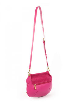 LACCOMA сумка АМ2080-С-фуксия натуральная кожа хлопок