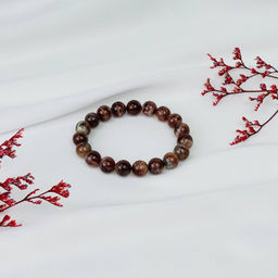 Браслет из Гелиолита (Солнечный камень) 17,5 см - Радуга самоцветов фото 3